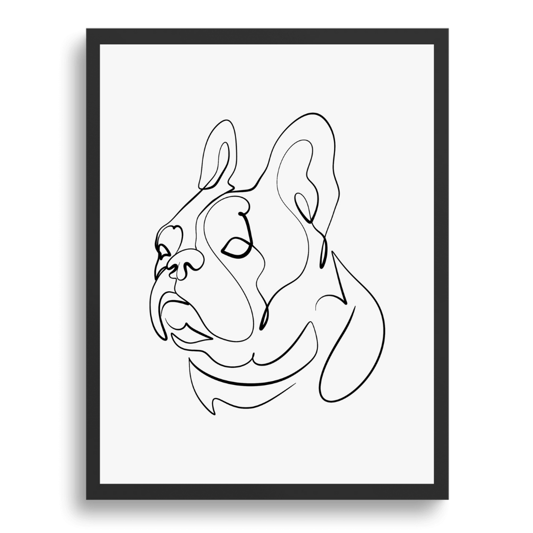 Custom Unique Line Pet Portrait - lines-of-jove