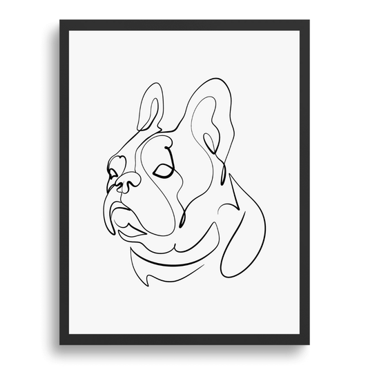 Custom Unique Line Pet Portrait - lines-of-jove