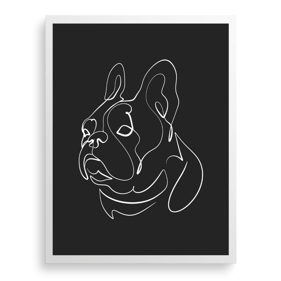 Custom Unique Line Pet Portrait - lines-of-jove