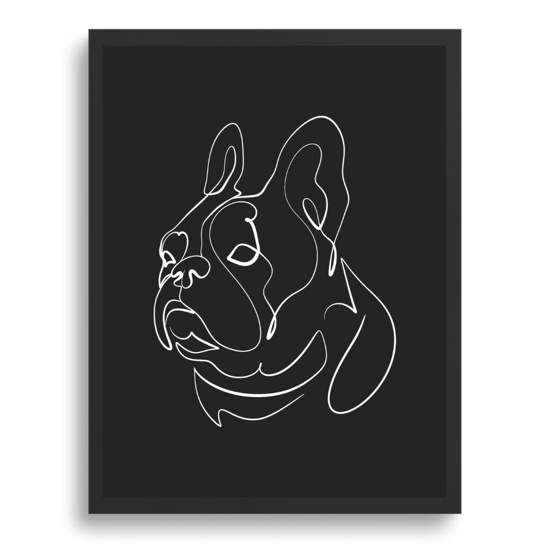 Custom Unique Line Pet Portrait - lines-of-jove